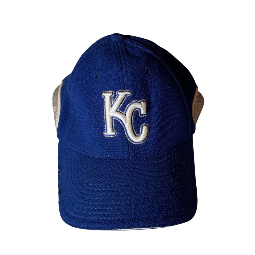 New Era Kansas City Royals MLB Authentic Batting Practice Cap Blue‎ Med-Large